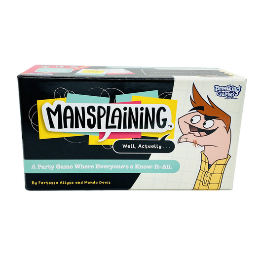 Mansplaining | Family Party Card Game | 2+ Players (20 Units Per Case) - Breaking Games - Wholesale Prices for Retailers